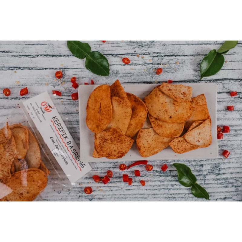 

Kripik basreng pedas