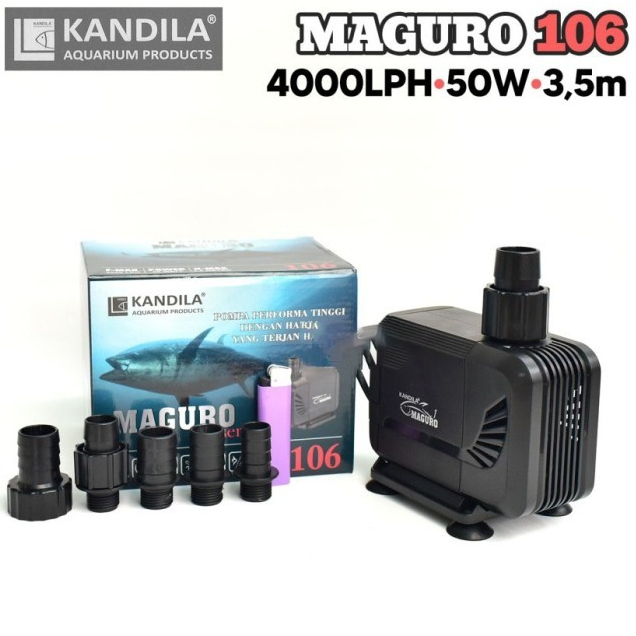 pompa kolam koi 4000 liter kandila maguro 106