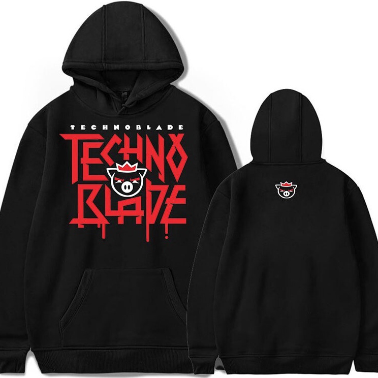 Big Deals  Dream SMP Game Crewneck Hoodie Technoblade Merch Funny Sweatshirt Unisex Kawaii Cartoon H