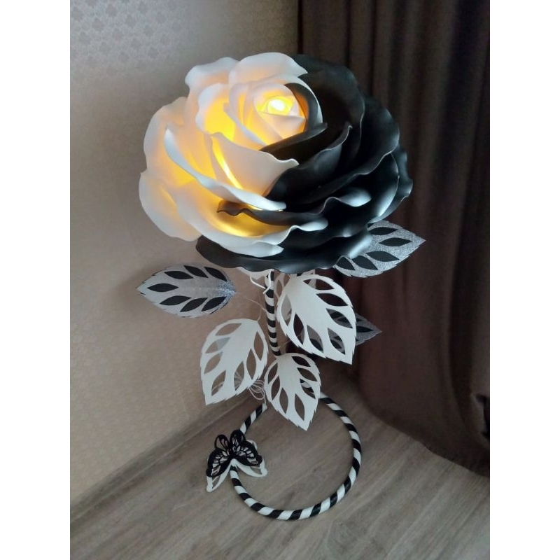 Lampu Bunga Mawar Dekorasi Rumah / Lampu Hias Wedding / Bunga Lampu Standing