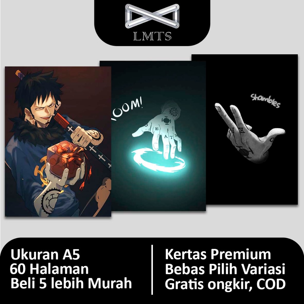 

[Grosir] Buku Tulis Law One Piece A5