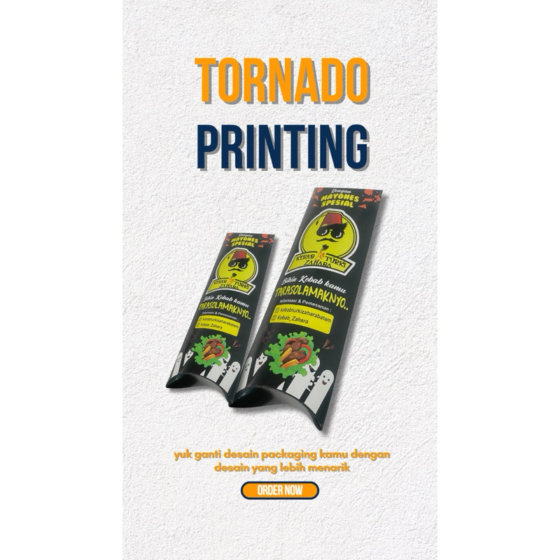 

Cetak Packaging Makanan Murah Batam | Tornado printing