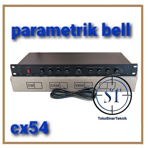 Tone Control Parametrik BELL Original Produk Pre amp Box CX-54 ( Box + Kit parametrik MACINTOSH )