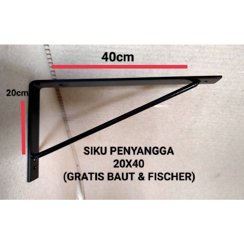 siku besi penyangga rak