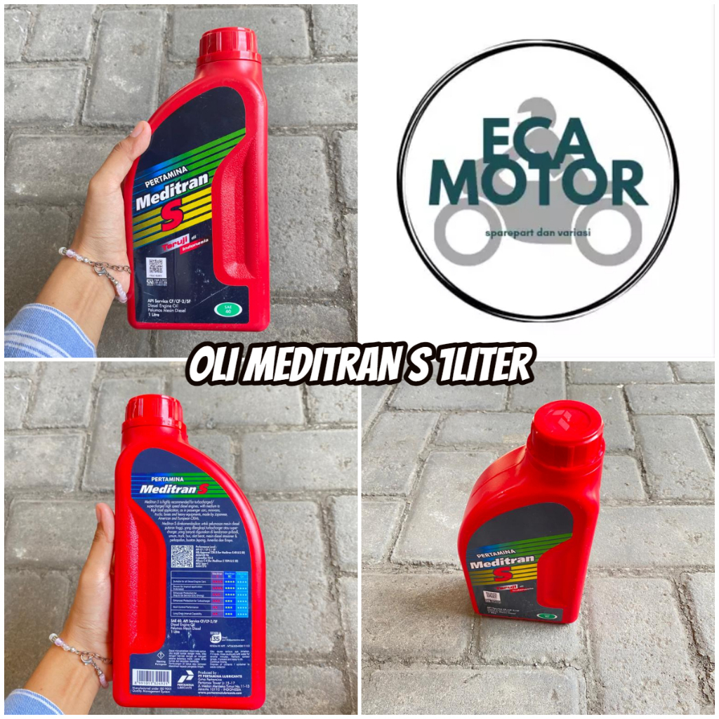 OLI PELUMAS MESIN MEDITRAN S DIESEL SAE 40 1 LITER || OLI PERTAMINA MEDITRAN S SAE 40 1 LITER