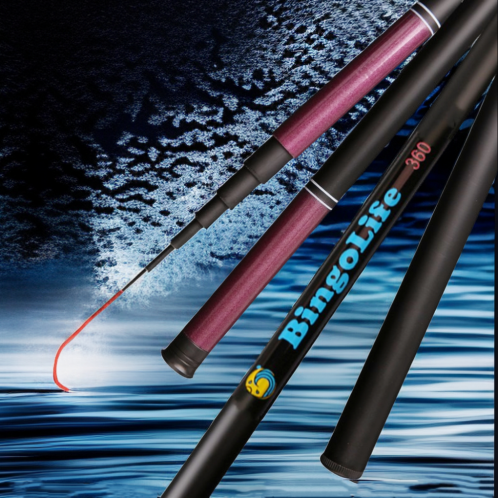 BingoLife Joran Pancing Karbon Fiber Ringan Kaku Tegek 720 630 540 450 360 270 Alat Pancing Tongkat 