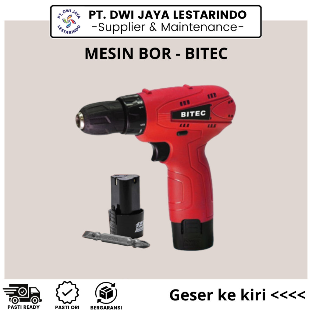 Mesin Bor / Cordless Drill ( BDR1012/2Li-NC ) - BITEC