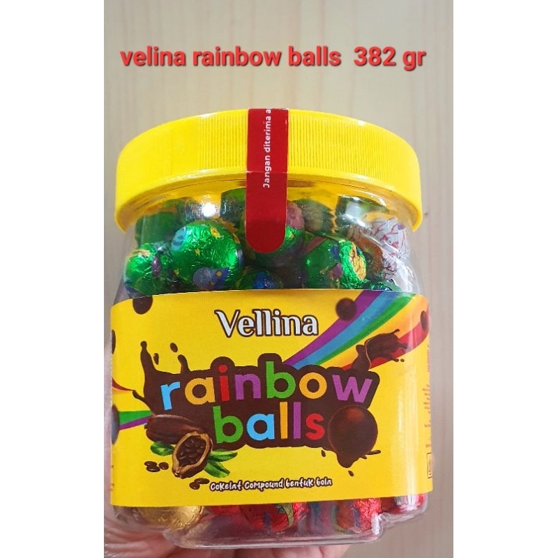 

cokelat velina rainbow ball