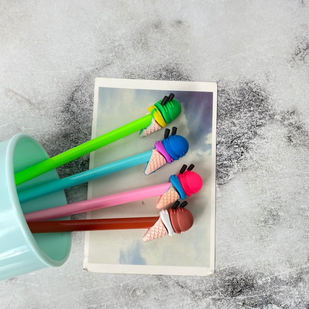 

PULPEN GEL ICE CREAM CONE PGK-1070 tinta hitam keperluan anak sekolah pen lucu imut keren pena unik fancy elegan bisa COD termurah import