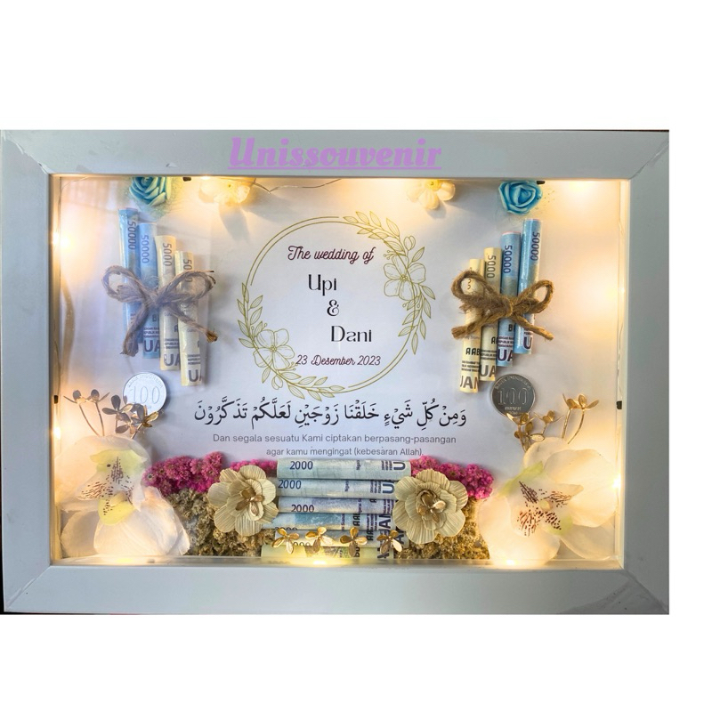 Mahar bingkai / mahar pernikahan / mahar nikah / seserahan nikah / bingkai foto / bingkai seserahan