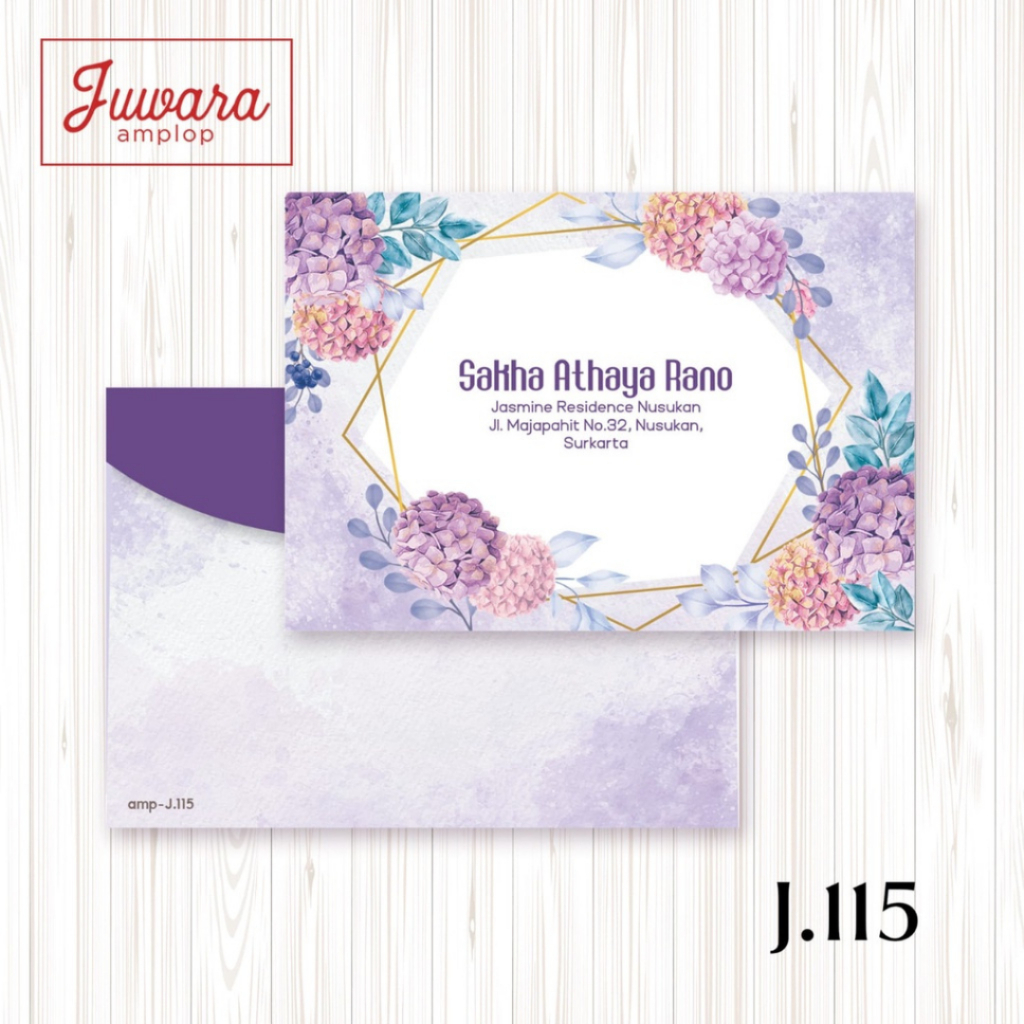 

Amplop Kondangan sudah isi nama per box isi 50 lembar motif Juwara J 115 sehari jadi