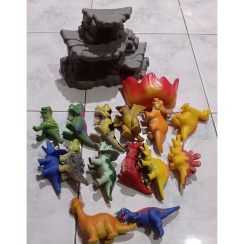 mainan karet dino toyrus bukan mothercare toys kingdom