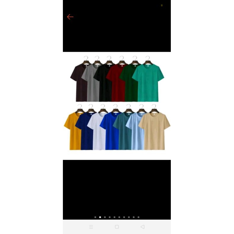 kaos oblong combed 30's