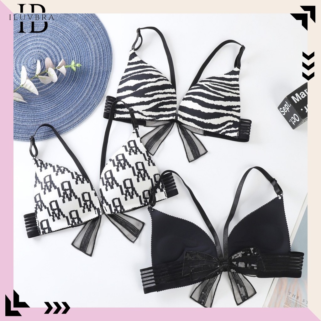 •ILUVBRA•BR841 BRA BH WANITA KANCING DEPAN DENGAN SIMPUL PITA KUPU-KUPU BUTERFLY
