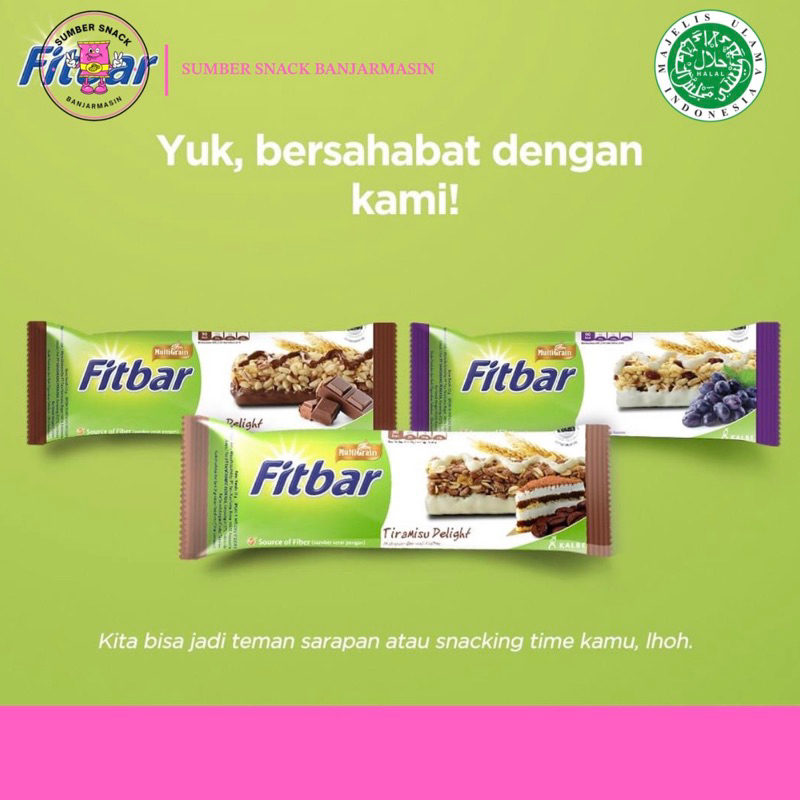 

Fitbar Multigrain (20g) (4 Varian Rasa)