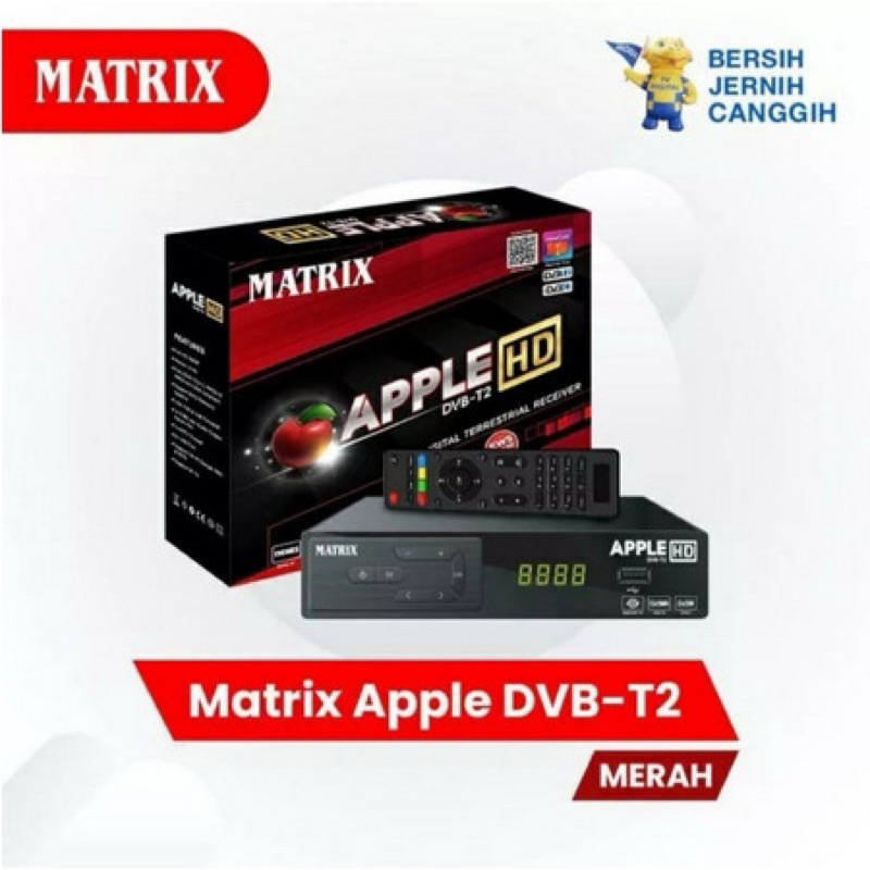 STB Set Top Box TV Digital DVB-T2 Full HD Matrix Apple