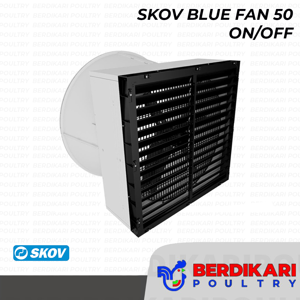 Kipas/Blower 50 Inch SKOV Blue Fan 50 On/Off - Alat Ternak Kandang Ayam