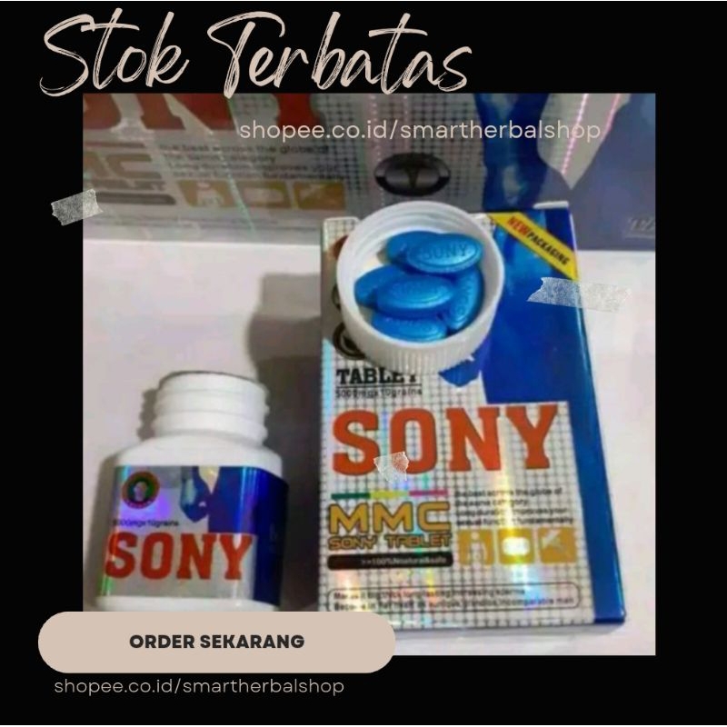 MMC SONY TABLET HERBAL VITAMIN PRIA - OBAT HERBAL STAMINA ENERGI PRIA / OBAT KUAT