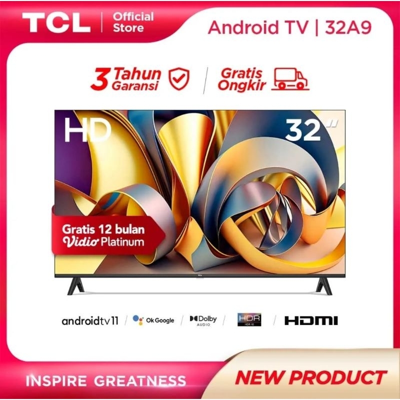 TCL smart TV 32inch. Android TV / Digital TV.