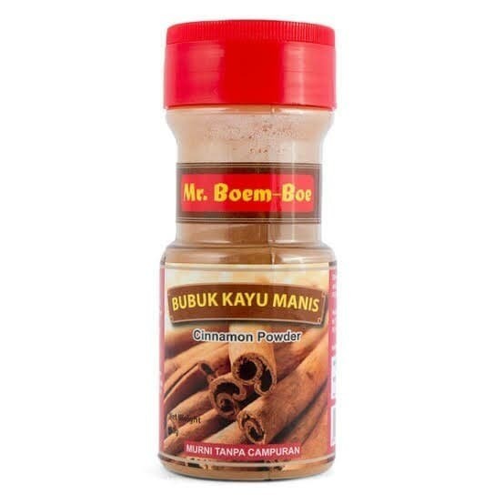 

Bubuk kayu manis cinnamon powder mr boem boe 50 gr