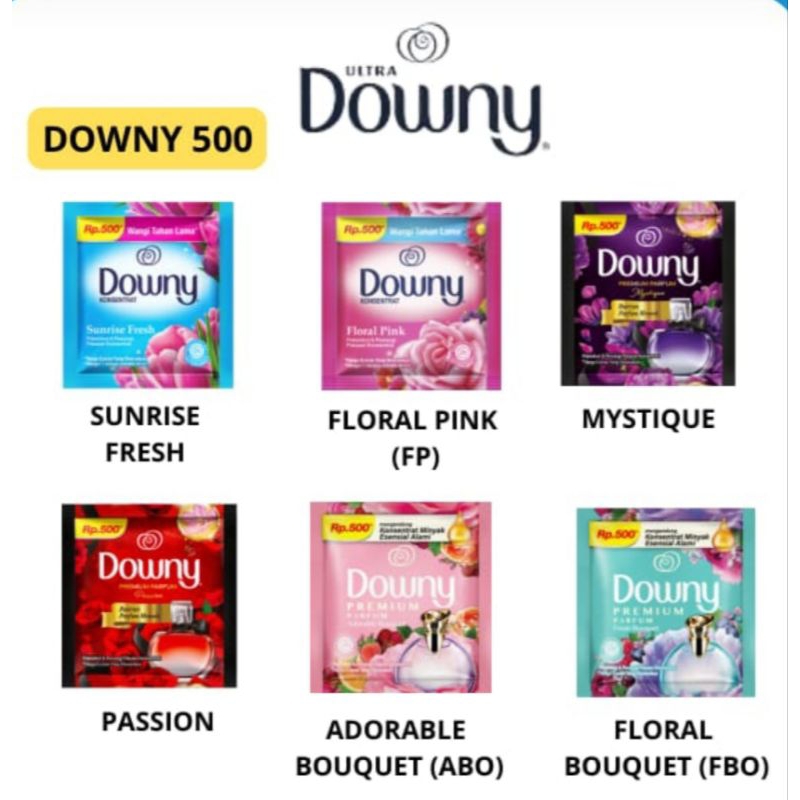 DOWNY RENCENG SACHET 500 AN ( ISI 24 SACHET)