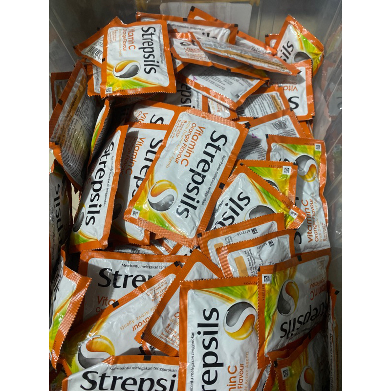 

strepsile vitamin C orange permen