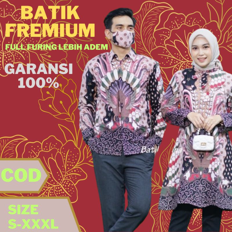 Batik Couple Batik Premium Batik Aluna CBA 005