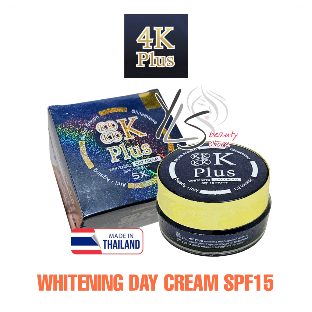 4K PLUS 5X WHITENING DAY CREAM SPF15 20g - KRIM SIANG