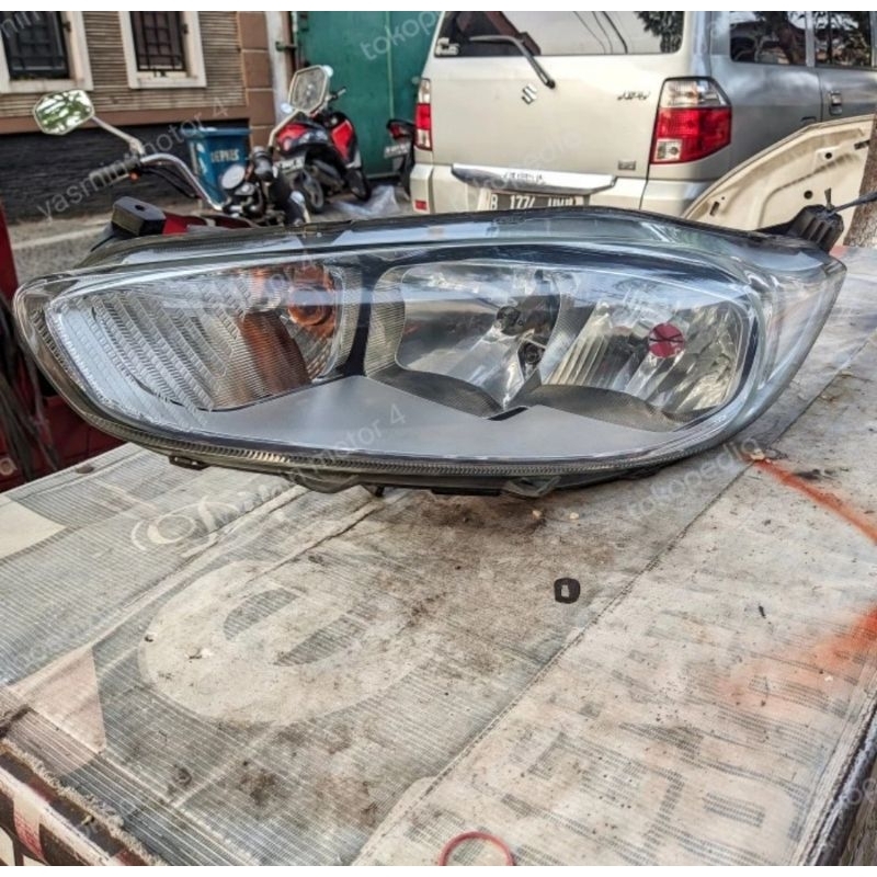 headlamp lampu depan ford fiesta chrome 2013 2014 2015