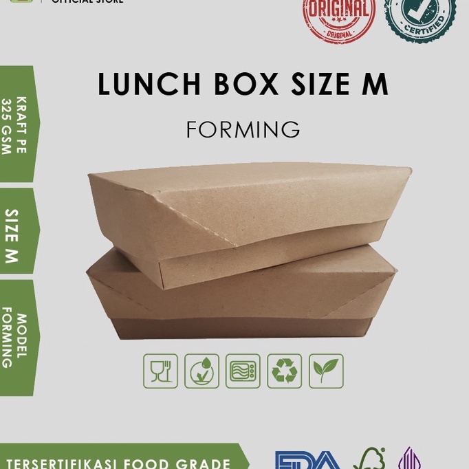 

Pilihan terbaik untuk gaya hidup Anda Paper Lunch Box Kraft SzM Model Forming Sudah Terbentuk Per Pack Isi 1 pcs