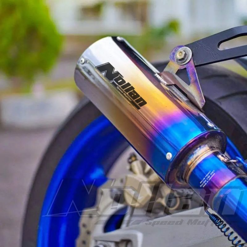 Silincer knalpot original Nollan short inlet 50/51mm silincer only