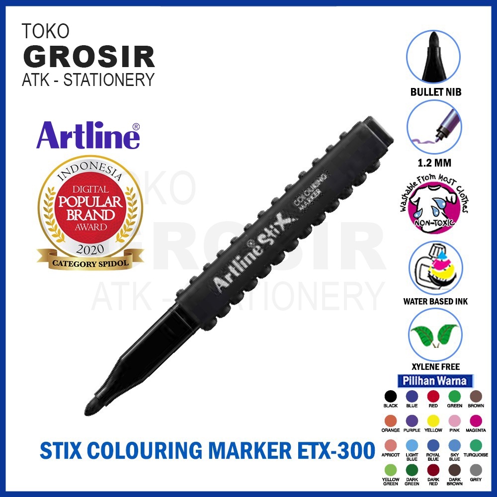 

ARTLINE Spidol Stix Colouring Marker ETX-300