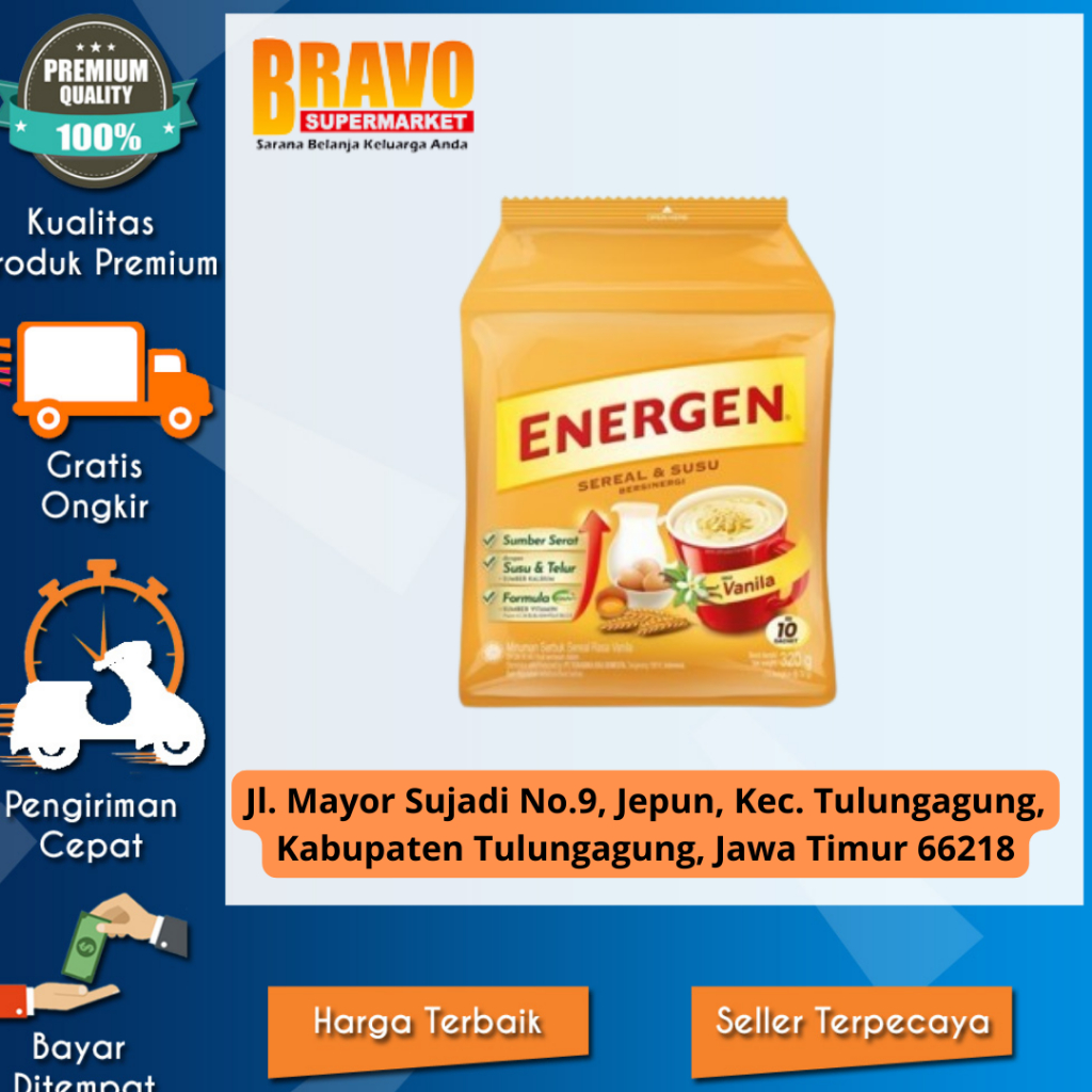 

Bravo Supermarket Tulungagung - Energen Vanilla Pouch