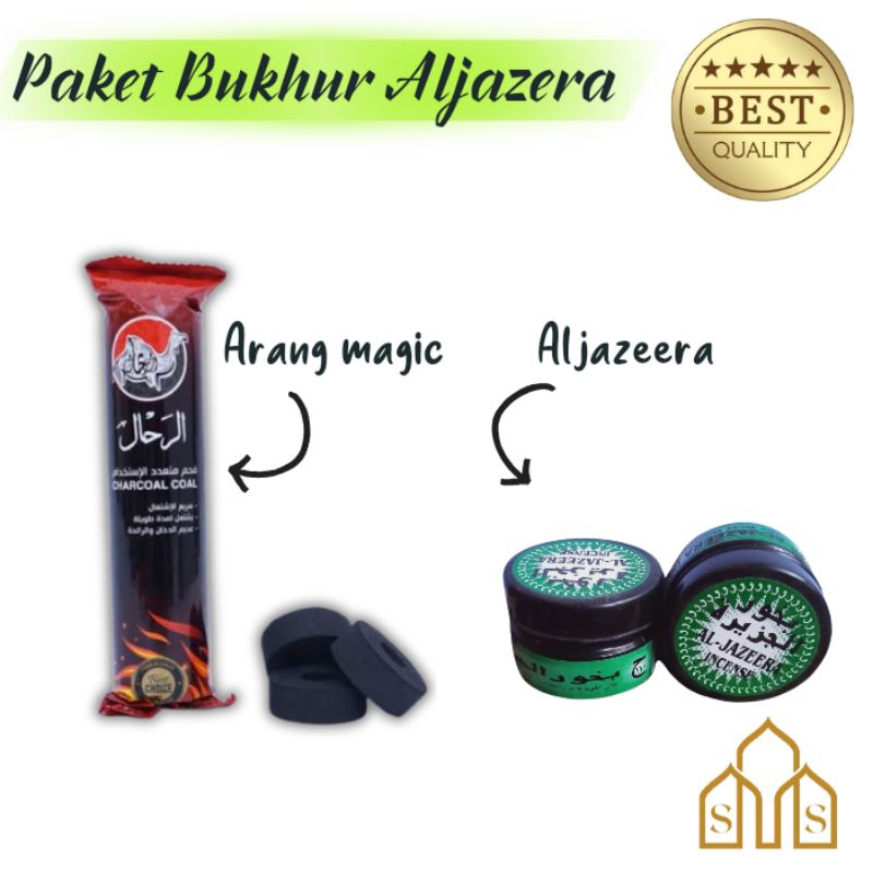 PAKET Buhur Jazeera By.A.M. AL KAFF - Bukhur Al Jazerra - Dupa Al Jazeera