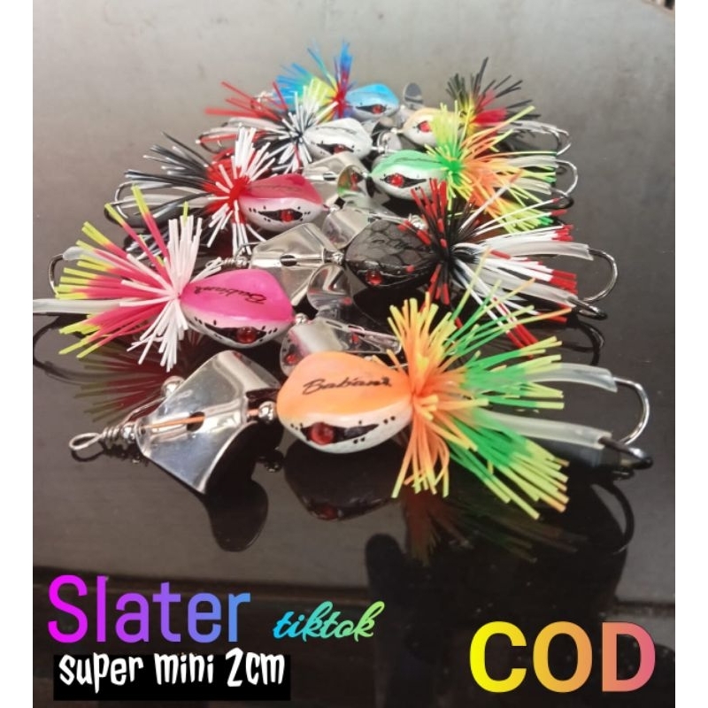 slater tiktok mini 2cm gabusan umpan pancing