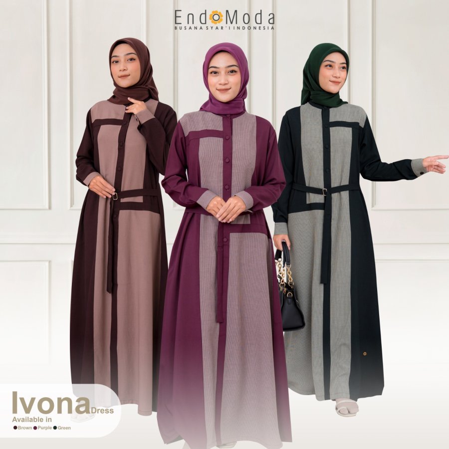 Gamis Endomoda Ivona Dress Muslimah