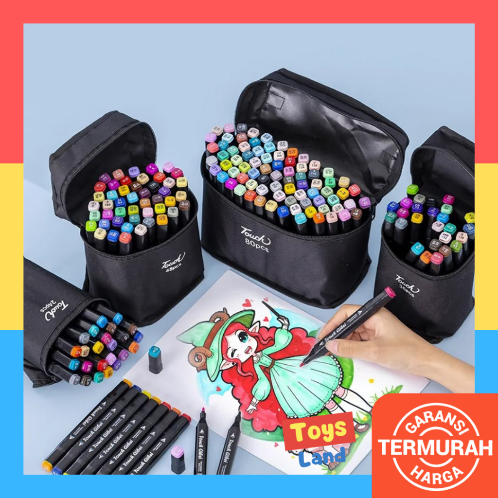 

Sketsa Spidol Marker Set Spidol Dual Side Touch Marker Spidol Sketsa Spidol Graffiti Spidol Stabilo Spidol Warna Warni 1 Set