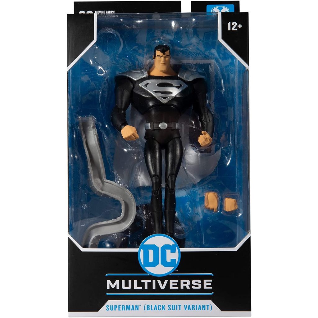 McFARLANE TOYS DC MULTIVERSE SUPERMAN BLACK SUIT VARIANT ACTION FIGURE