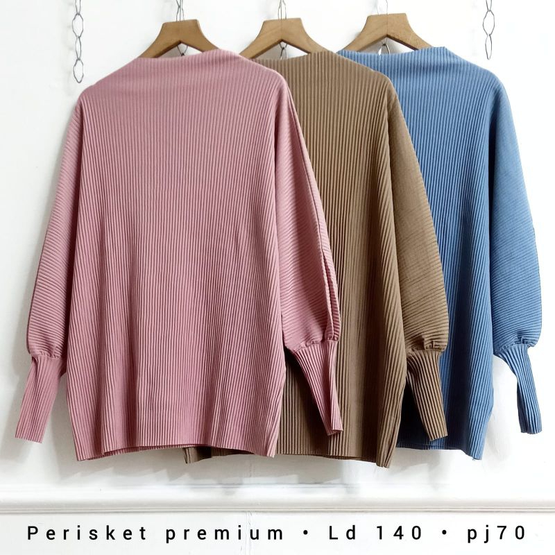 Blus plisket Batwing premium