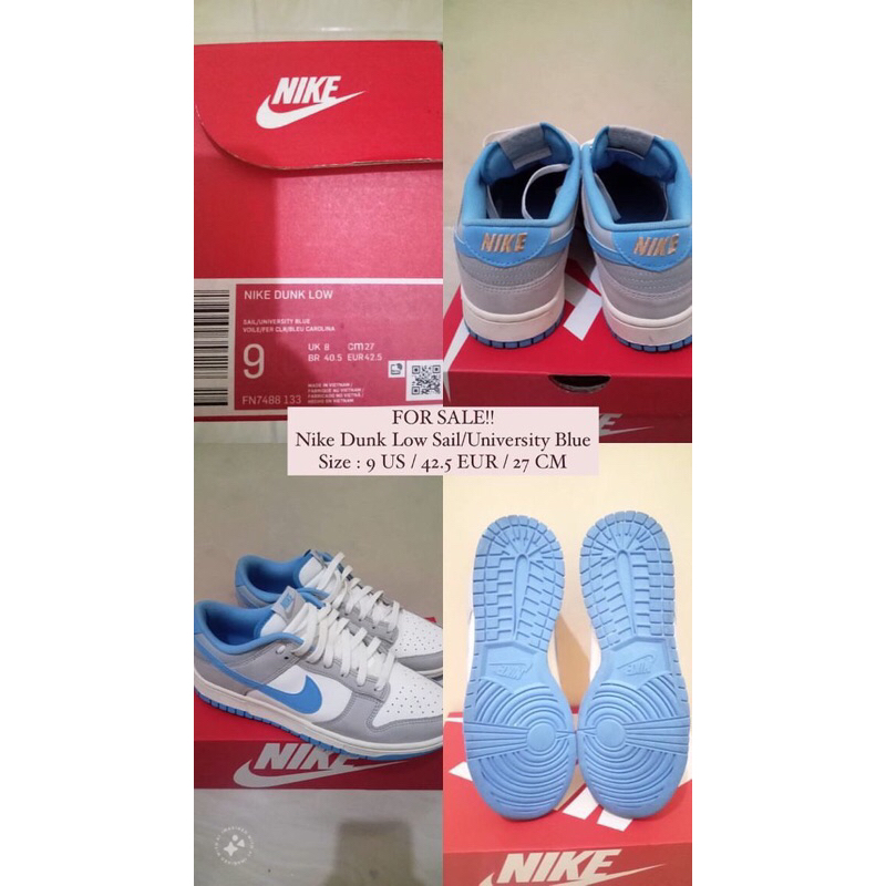 DUNK LOW university blue