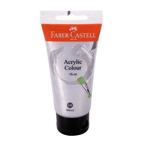 

CAT ACRYLIC / CAT AKRILIK / ACRYLIC PAINT FABER CASTELL 75ML SILVER