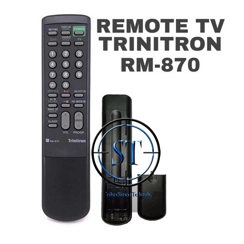 Remote Control Remot Televisi Seri RM-870 Cocok Untuk Tv Tabung Sony