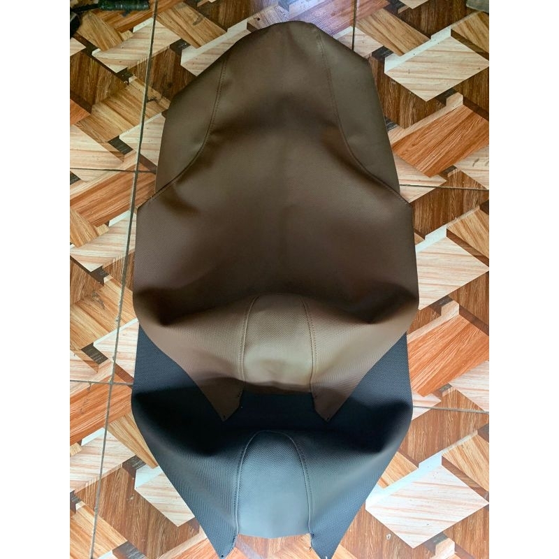 Kulit jok motor/sarung jok motor Honda Scoopy karbu Scoopy fi new dll termurah bahan Copy original b
