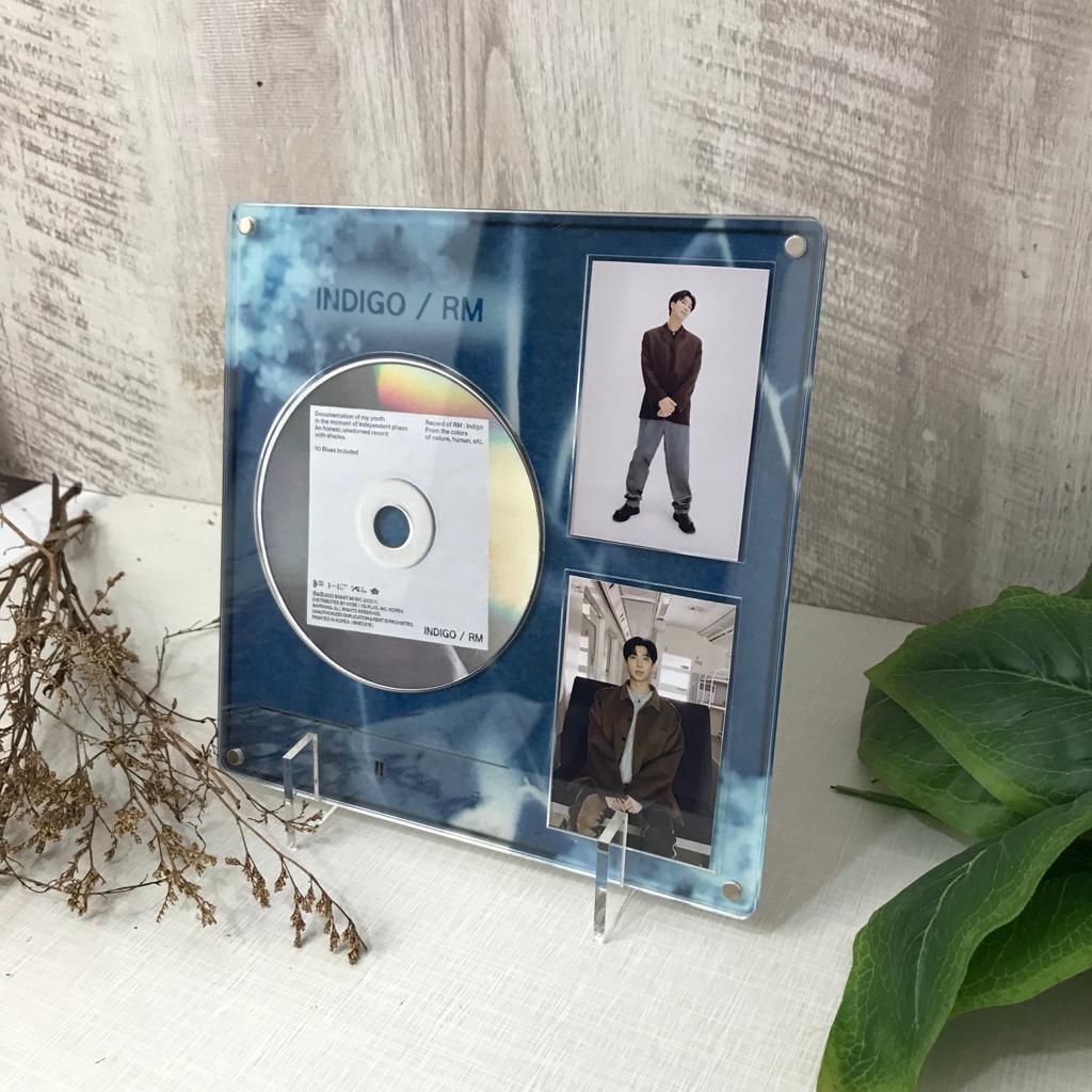 Tempat CD x Photocard / Tempat CD x PC BTS RM Indigo / Rak CD Dengan Magnet