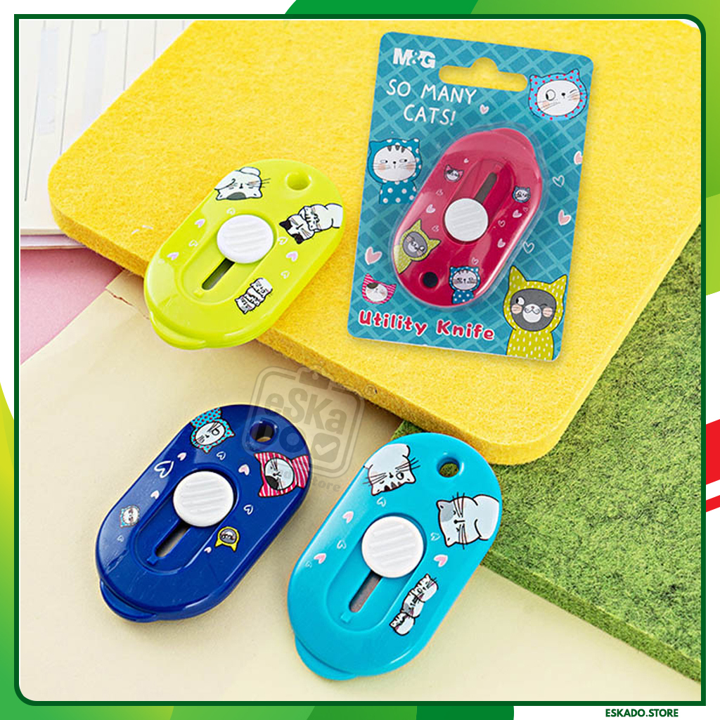 

M&G Mini cutter /so many cats utulity knife/cutter mini motif lucu