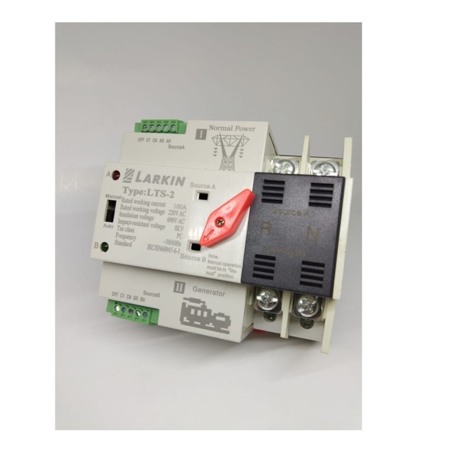 COS / OHM saklar / Automatic PLN Genset / ATS / LTS-2 2P Larkin 100A