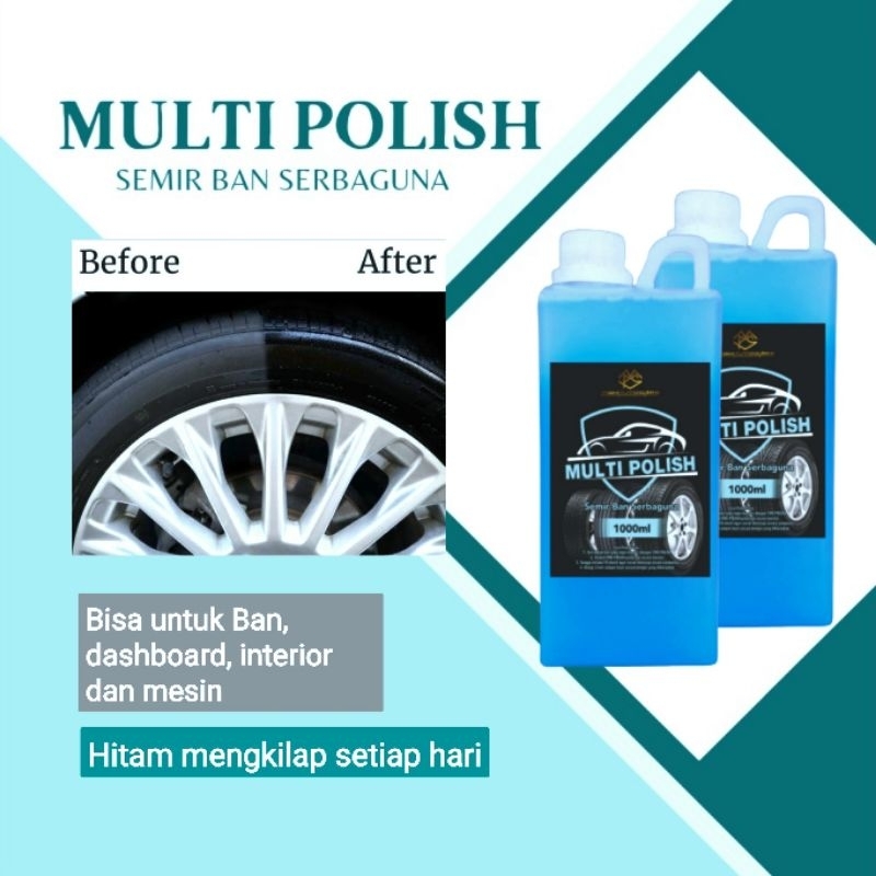 NEW GLAZE Pengkilap body motor dan mobil 1liter
