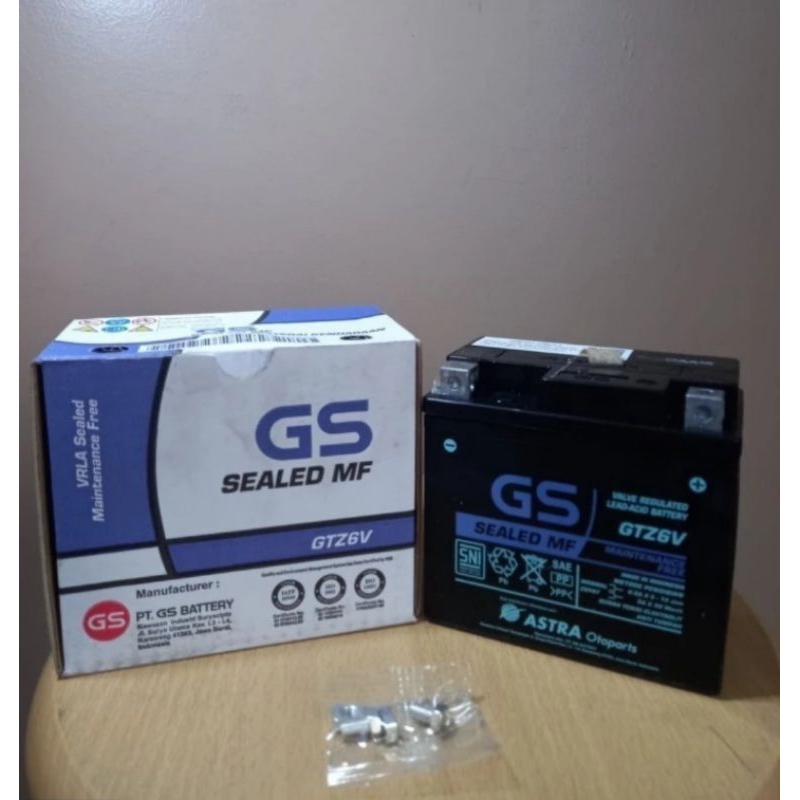 Aki motor batery GS Astra untuk motor Vario , satria fu