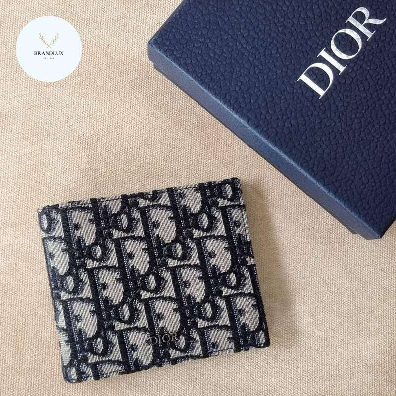 Dior Bifold Oblique Jacquard Wallet Man (All Card)