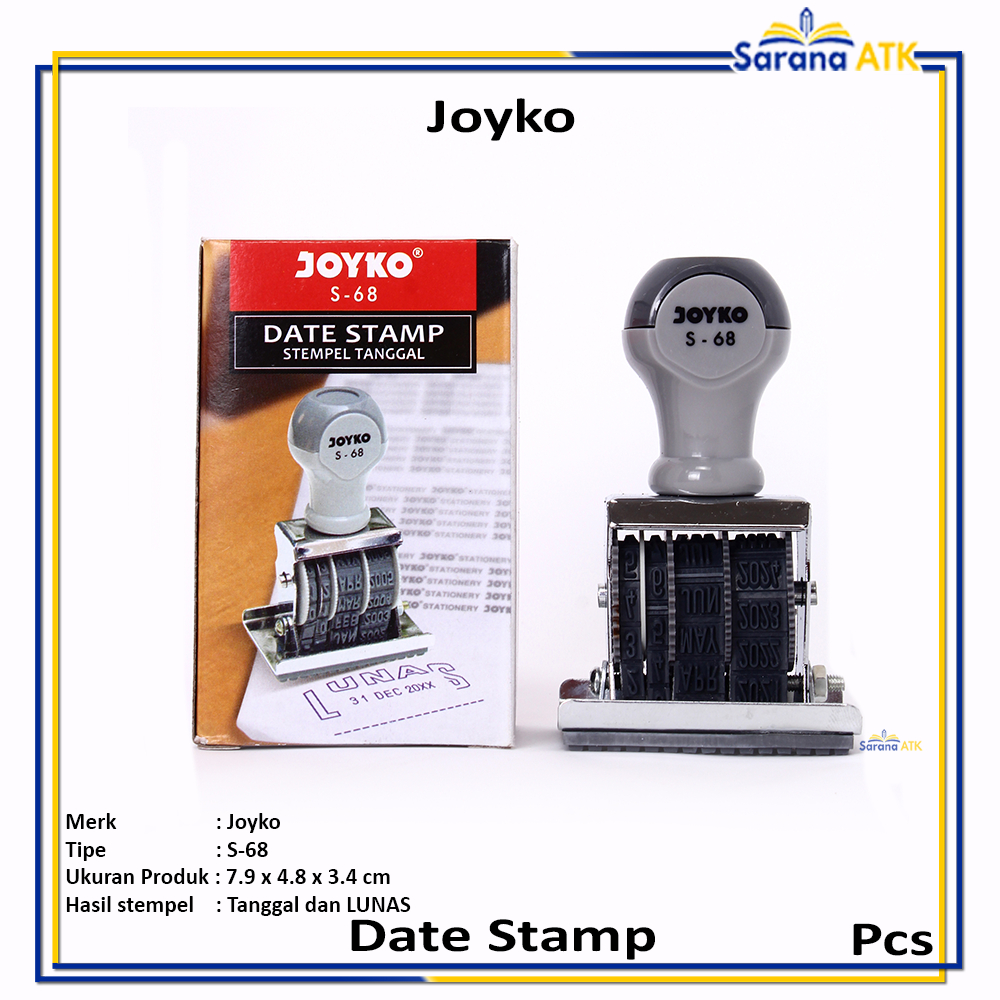 

Joyko - Stamp Lunas & Tanggal S-68 - Pcs